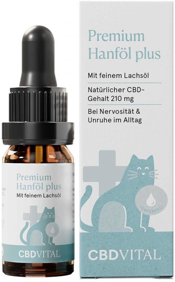 Cbd Hanföl Tropfen für Katzen CBD VITAL VET 10ml