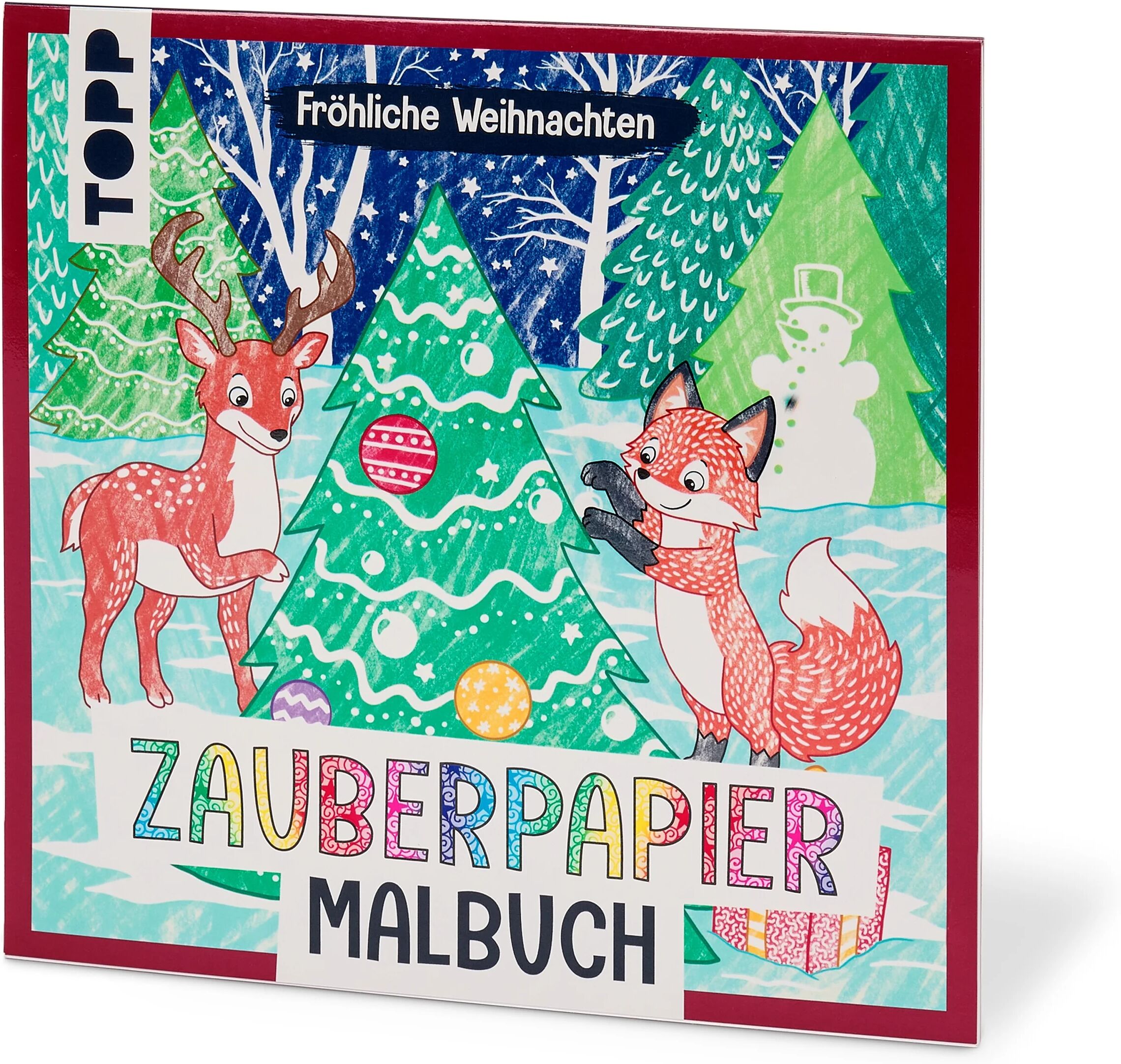 Tchibo - Zauberpapier-Malbuch »Fröhliche Weihnachten«