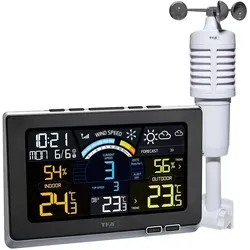 TFA Spring Breeze, Wetterstation, Schwarz