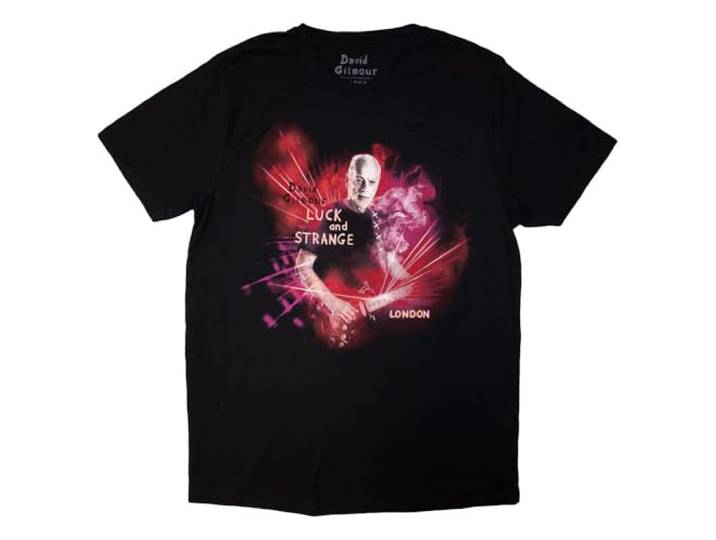 David Gilmour Luck & Strange London T Shirt L