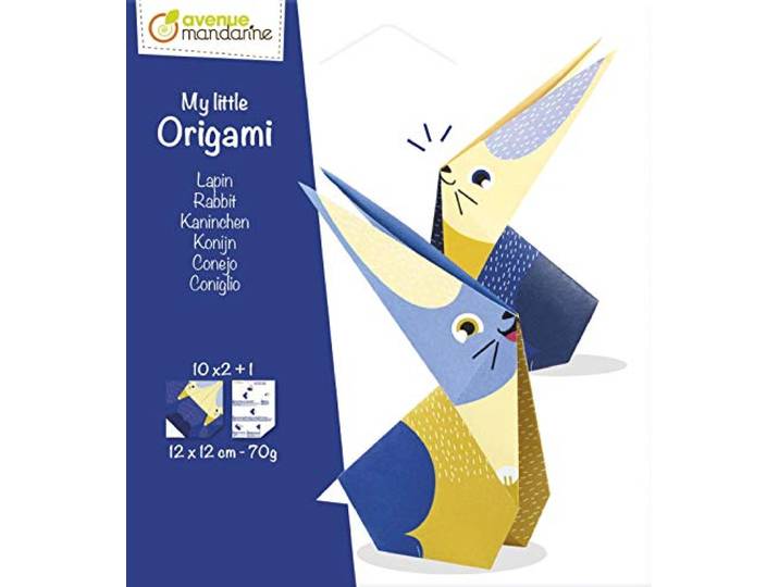 Origami, lapin 20 flles 12x12 OR507C