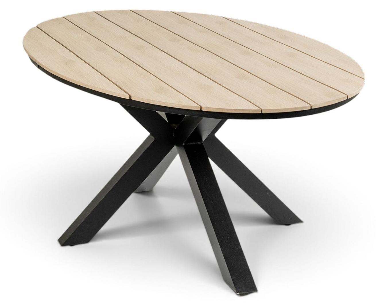 Ovaler Gartentisch | Limasol 220 x 115 cm | Polywood & Aluminium | Holz