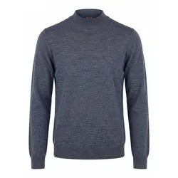 Pullover Stehkragen MAERZ Muenchen blau, 58