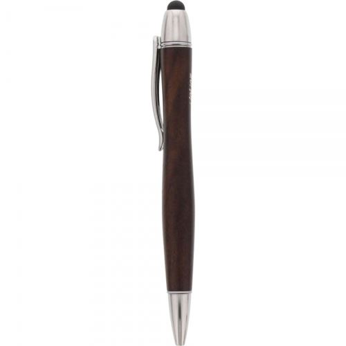 InLine woodpen Stylus-Stift für Touchscreens + Kugelschreiber Walnuss/Metall