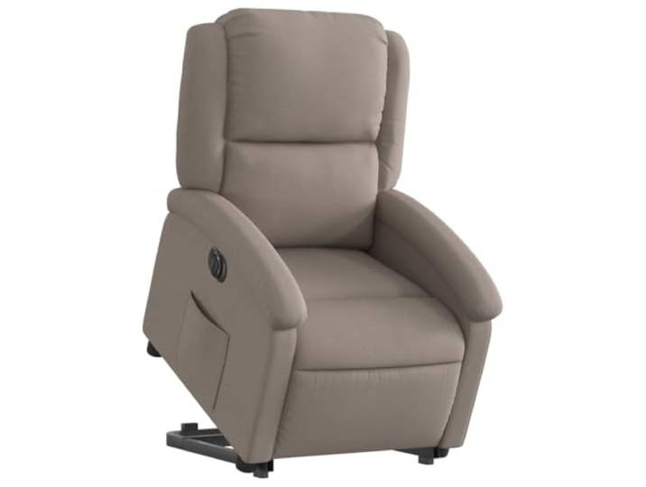vidaXL Relaxsessel mit Aufstehhilfe Elektrisch Taupe Stoff