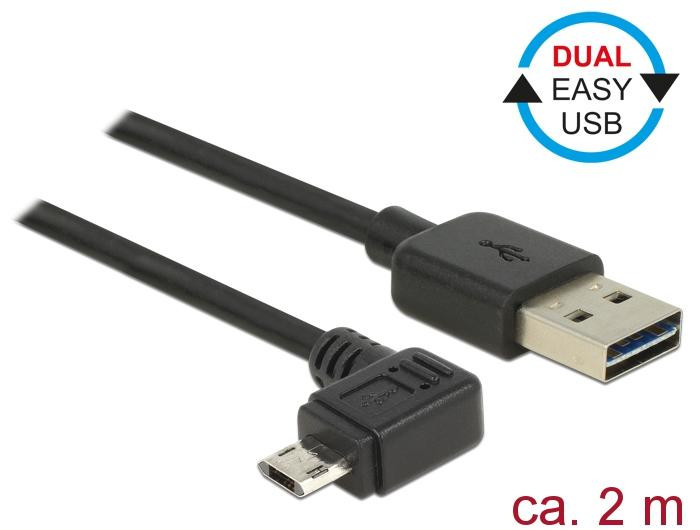 Delock USB-kabel van USB naar Micro-USB Type B