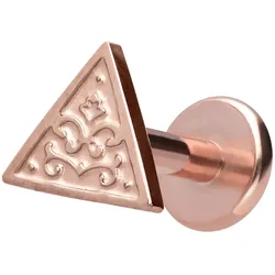 Titan Labret mit Innengewinde DREIECK