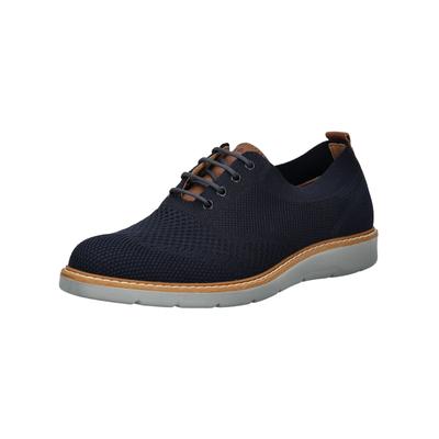 Schnürschuh IGI & CO "IGI & CO Halbschuhe Textil", Herren, Gr. 44, blau (dunkelblau), Textil, Schuhe Schnürschuh