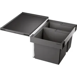 Blanco Abfallsystem 521471 2 Behälter, mit Systemdeckel, 1x 30 l, 1x 19 l