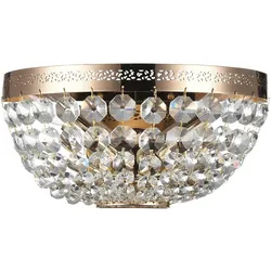 Wandleuchte Ottilia Goldfarben max. 60 Watt Wandlampe