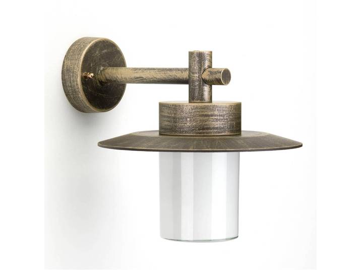 Albert Leuchten Außenwandleuchte Fiona, bronze / altmessing, Aluminium, Landhaus / Rustikal