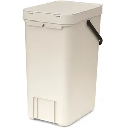 Abfallbehälter SORT & GO (BHT 22x40x28 cm) - beige - BHT 22x40x28 cm