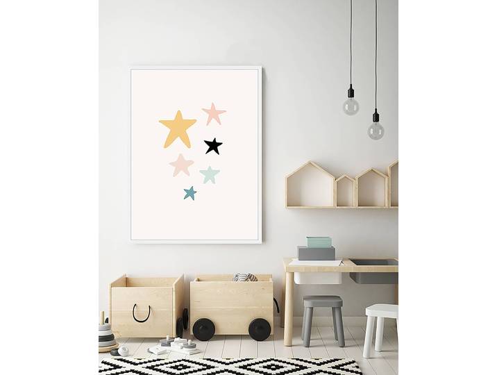 Bild Love Stars 63 x 83cm Multicolor