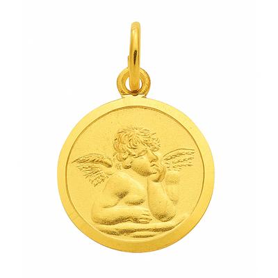 Kettenanhänger ADELIA´S "Medaille Amor 333 Gold ( 8K )", gold, Schmuckanhänger, Damen, Gold, Kettenanhänger, Goldanhänger Amor