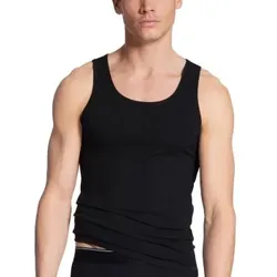 Calida Pure and Style Athletic Shirt Schwarz Baumwolle Small Herren
