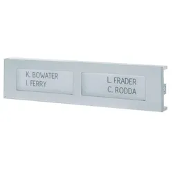 Comelit UT9212M Tastenabdeckung Ultra Metal, Doppeltaste
