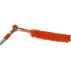 Multi Connect Chenille Duster mit Teleskopstiel Staubmop aus Chenille mit Teleskoptiel und Winkeladapter