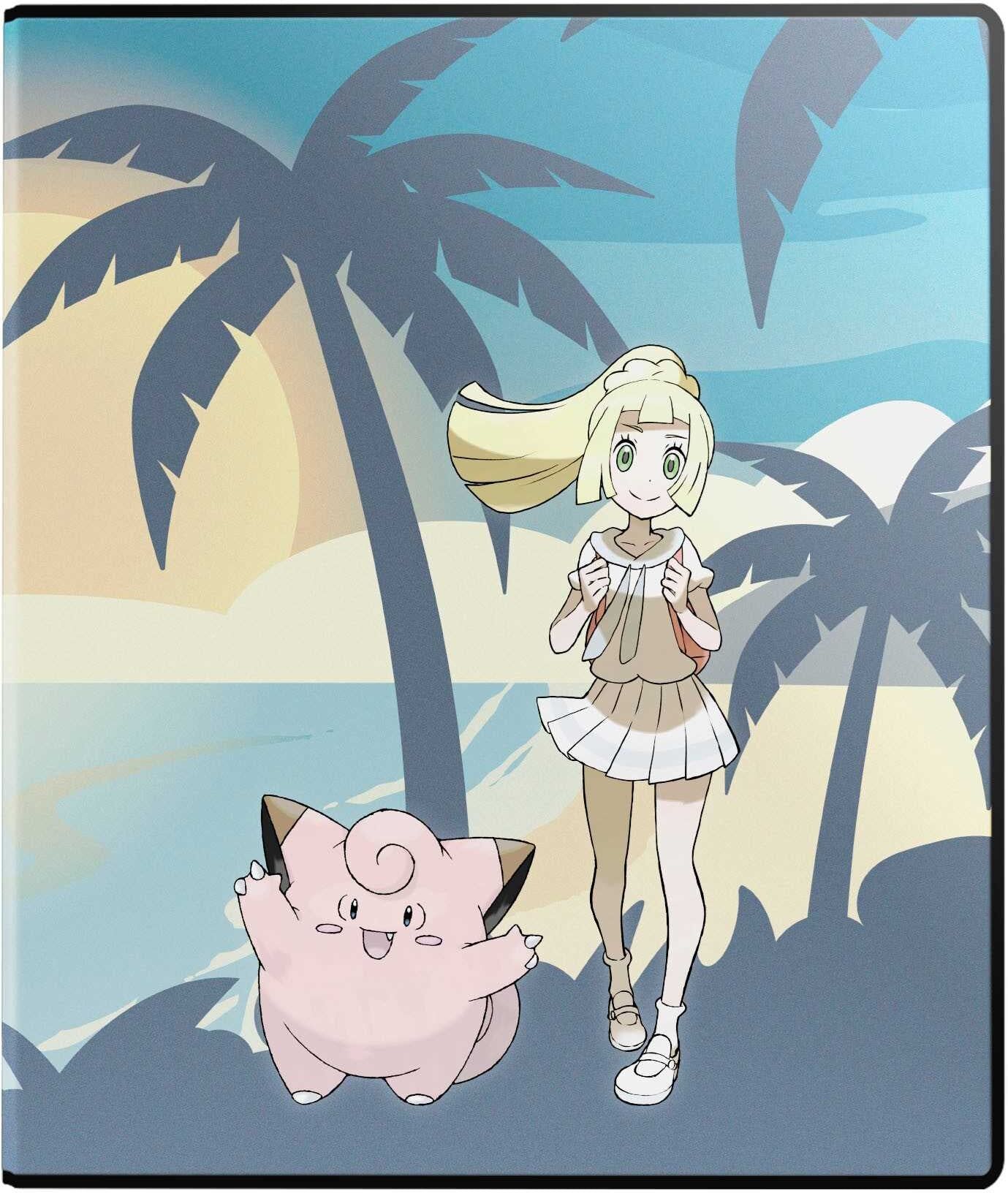 Pokémon: Lillie and Clefairy 2-Inch Album by Ultra PRO for Collecting and Organising Pokémon Trading Card Game
