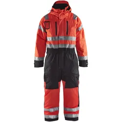Blakläder® High Vis Winteroverall High Vis Gelb/Mittelgrau 6763 1977 - high vis rot/schwarz - 62