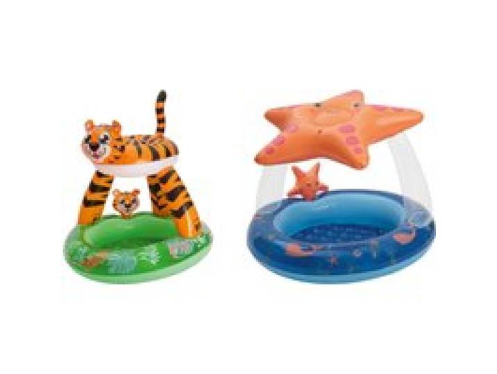 PLAYTIVE Piscine pour tout-petits avec toit, 2 pièces.