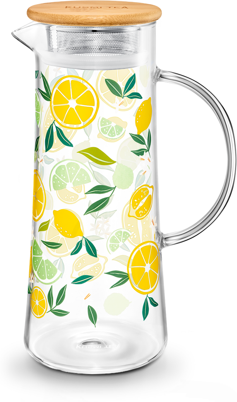 Eisteekaraffe aus Glas 1,2L - KUSMI, teebereiter, eistee, teekanne - Kusmi Tea