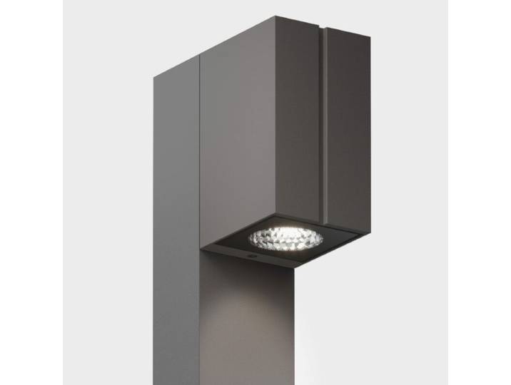 IP44.de Pollerleuchte cut poller - Braun (cool brown) Clean, Min