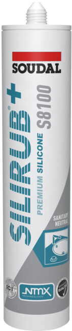 Soudal Silicone Silirub+ S8100 300ml Manhattan (120975)