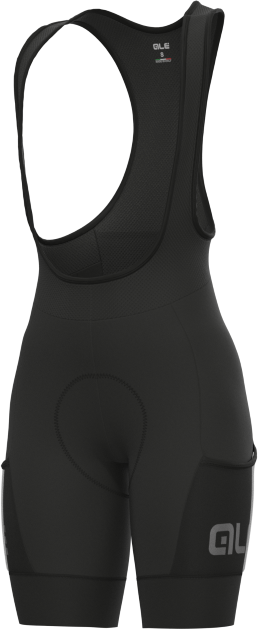 ALE' Pantaloncini ciclismo donna  OFF ROAD - GRAVEL STONES CARGO nero