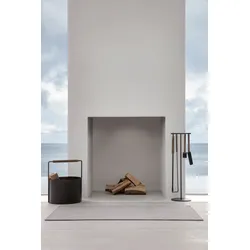 Kamingarnitur 3-tlg. - Ashi brown oak