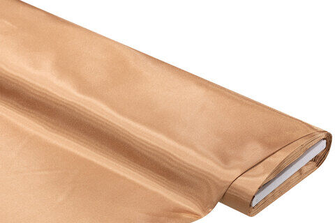Uni-Satin "Gala", altgold/braun