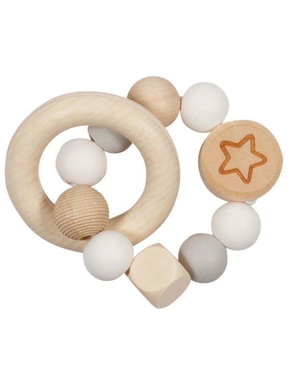 Goki Wooden Gripping Ring Star