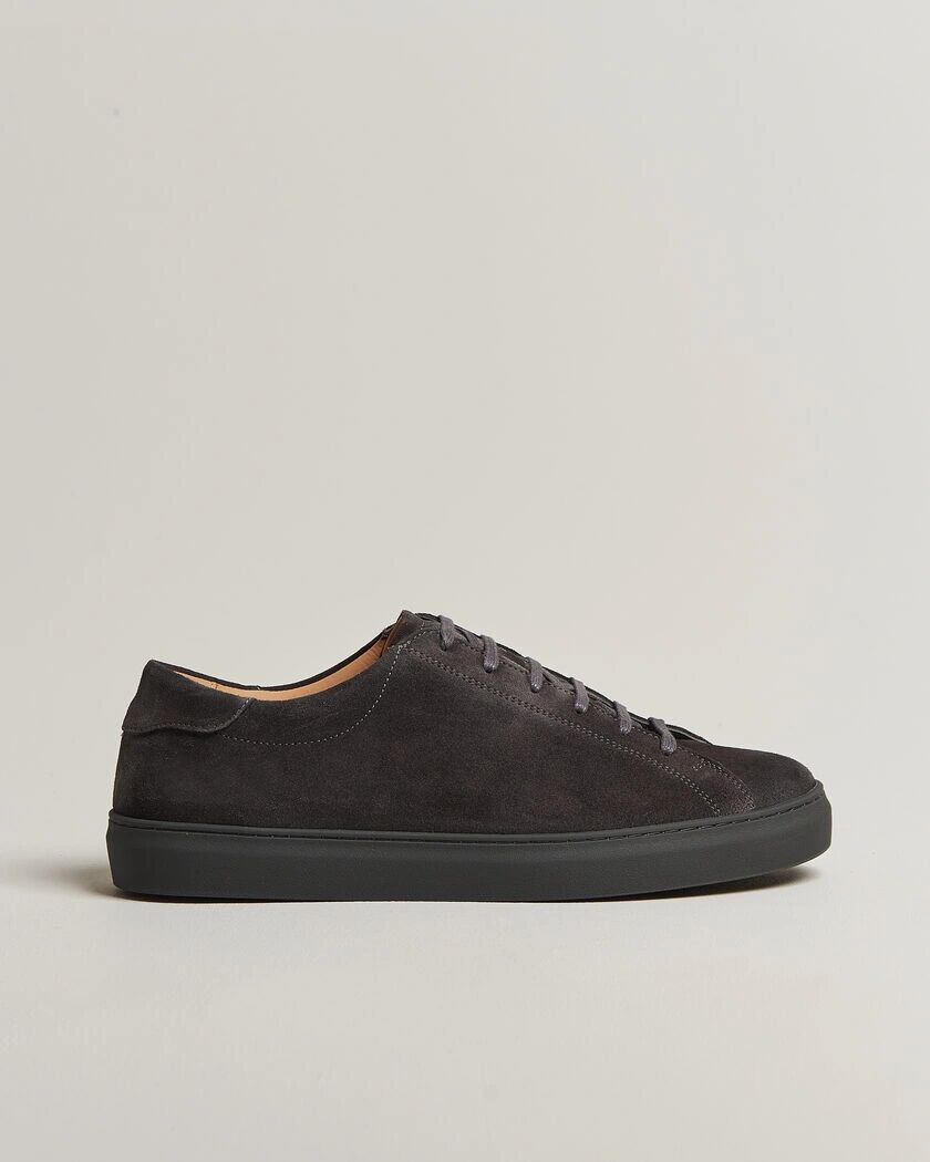 Myrqvist Oaxen Monochrome III Sneakers Dark Grey Suede