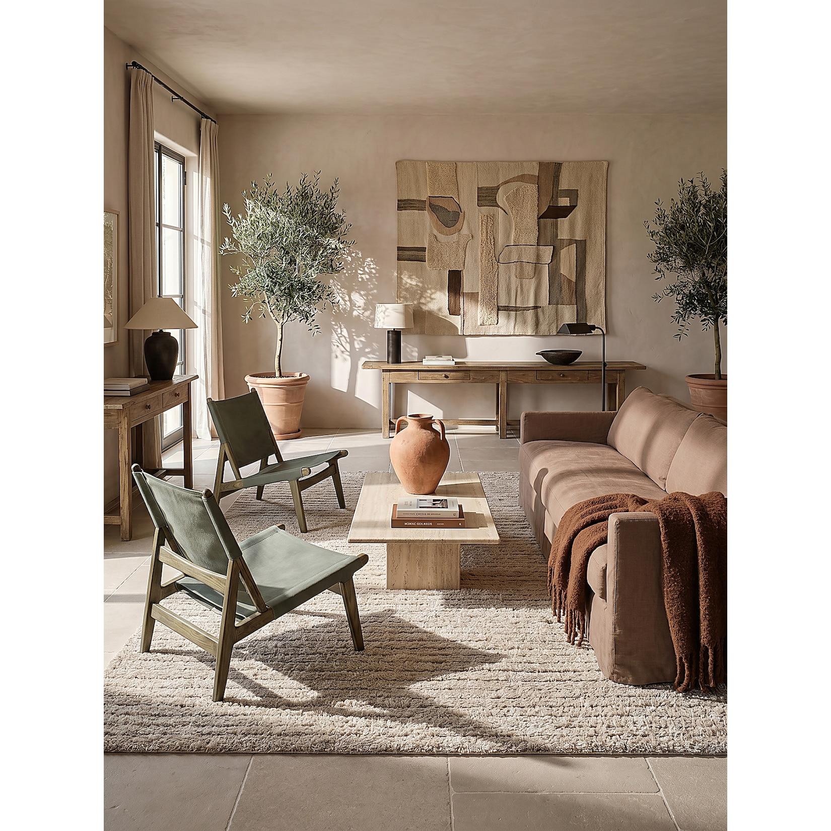 Shaggy-Teppich Pflegeleicht Beige 160x230 cm - ATRIO Kadima Design