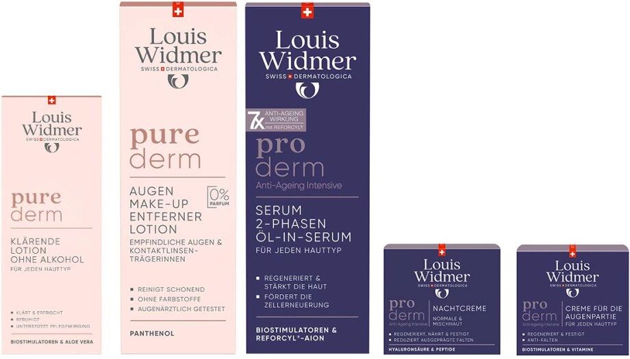 Louis Widmer Widmer Beauty-Set: Klare Haut & Pflege über Nacht