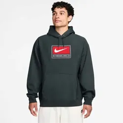 Nike Sportswear Solo Swoosh T-Shirt Herren - black spruce/white -