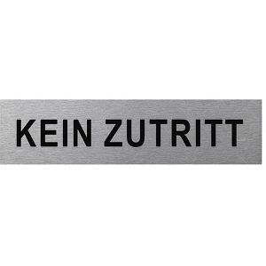 ProPlus Hinweisschild SF972089, Aluminium, 16 x 4 cm, Kein Zutritt