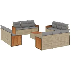 vidaXL, Gartenlounge, Marlo (Mit Tisch)