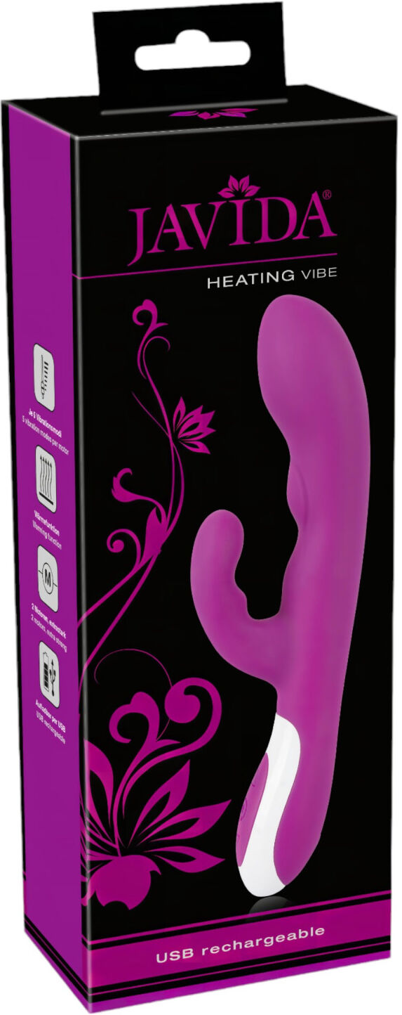 Javida - warming clitoral vibrator (purple)