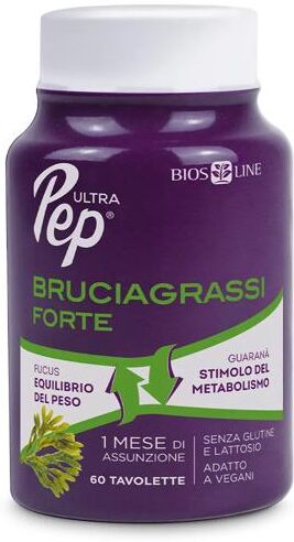 Ultra Pep Bruciagrassi Forte Integratore Brucia Grassi 60 Compresse In Flacone