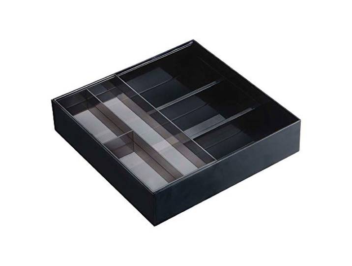 YAMAZAKI Organiseur\, Plastique\, Noir\, Ausziehbar