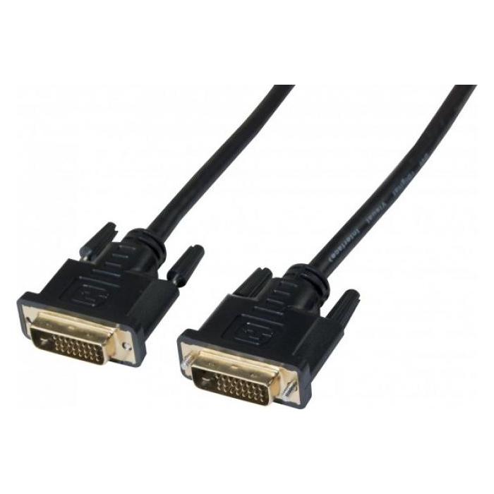 Exertis Connect DVI Monitorkabel, Duallink, 24+1pol DVI-D St./St., 1,0 m Zum Anschluss von Monitoren und Beamern mit (1 m) (127505)