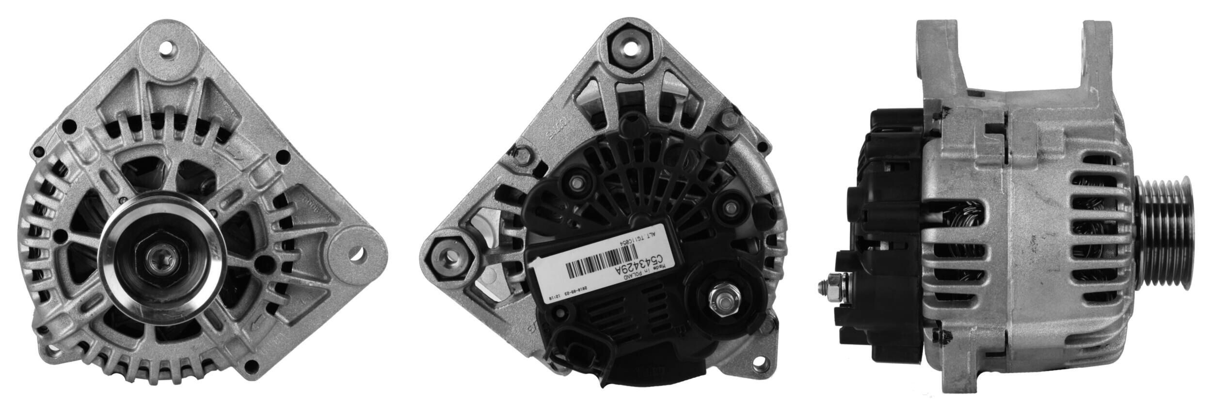 DRI 2303411102 Lichtmaschine Generator LiMa 110A 12V für RENAULT SCÉNIC II (JM0/1) KANGOO Express (FW0/1) MEGANE II Coupé-Cabriolet (EM0/1)