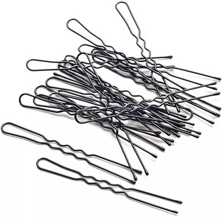 Trisa Haarschmuck - Haarnadeln gewellt, 20Stück, Black