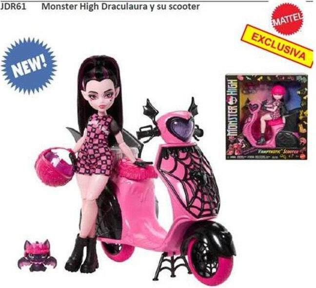 Monster High Draculaura met Monster Scooter Fashionpop