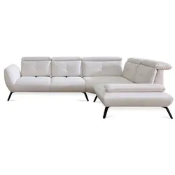 Ecksofa Seattle Stoff Beige