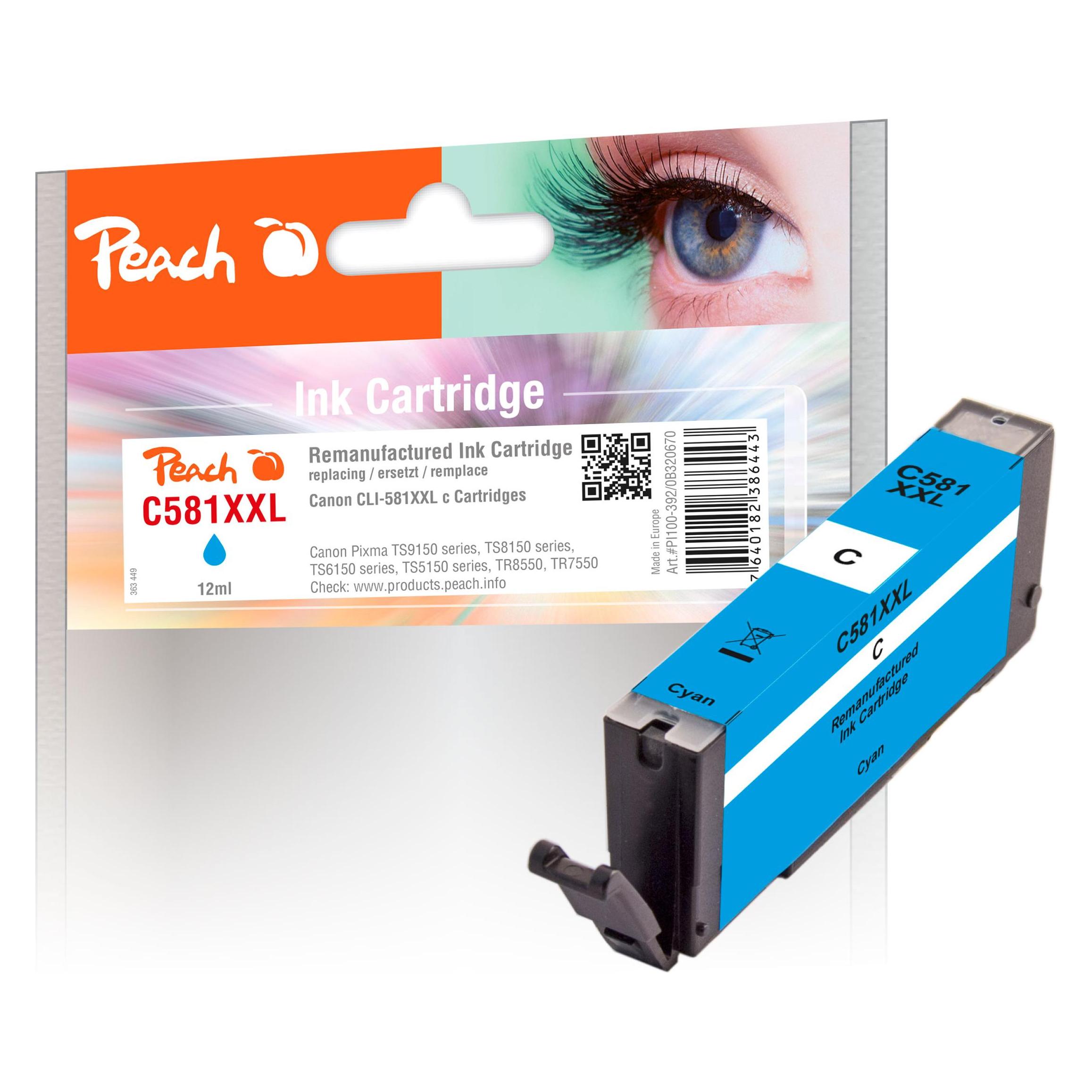 Peach CLI-581XXL (C) (0F320670)
