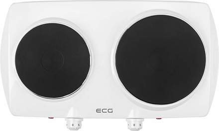 ECG Elektrische kookplaat met twee kookzones model ECG EV 2512 wit