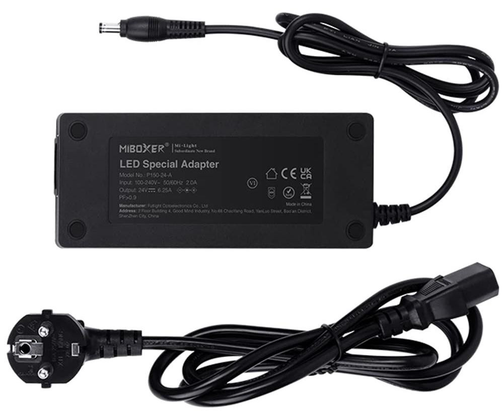 Lustrens P150-24-A LED Adapter, DC 24V 6.25A Transformator Voeding