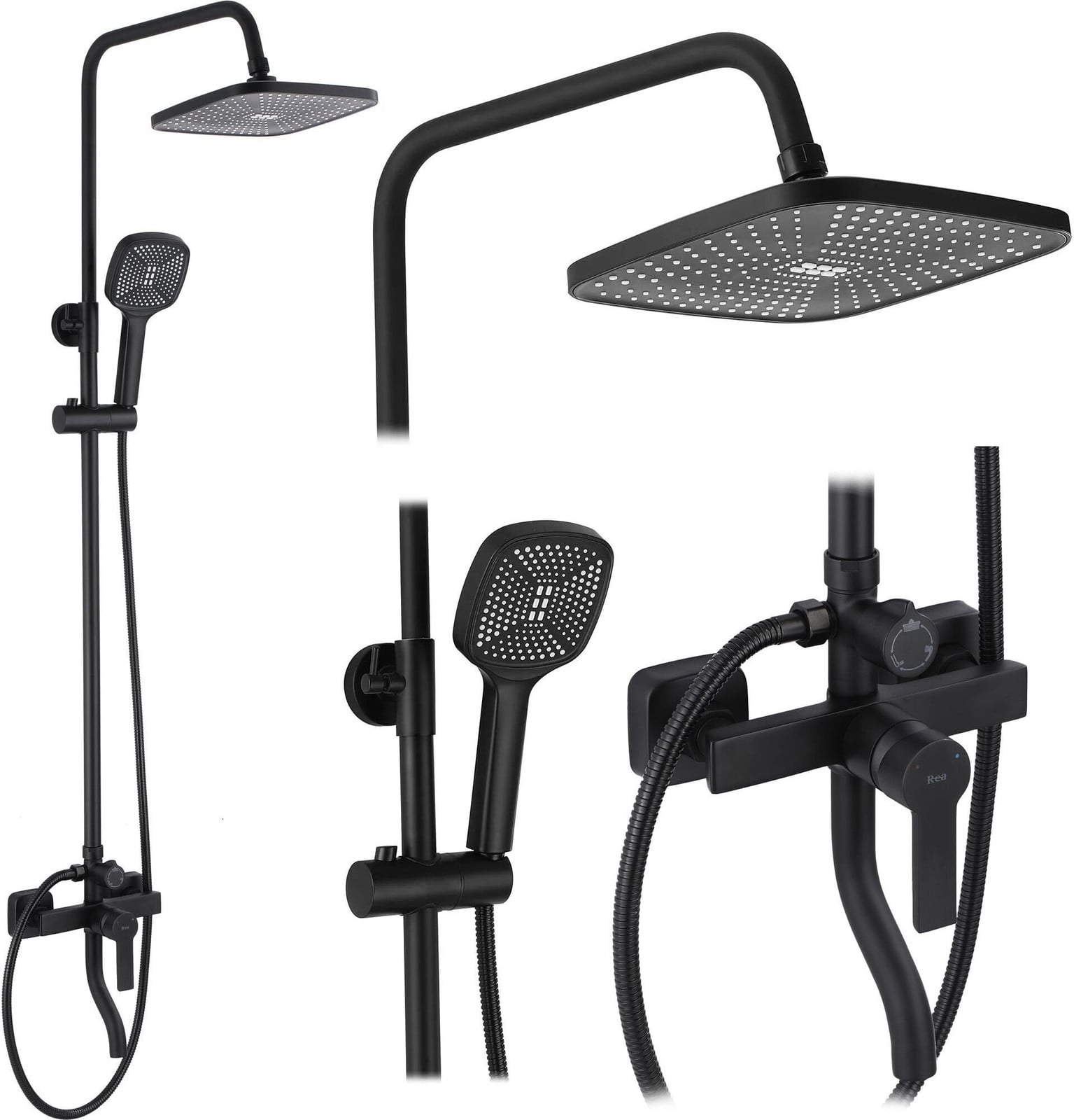 Rea Doucheset Argus Black Matt