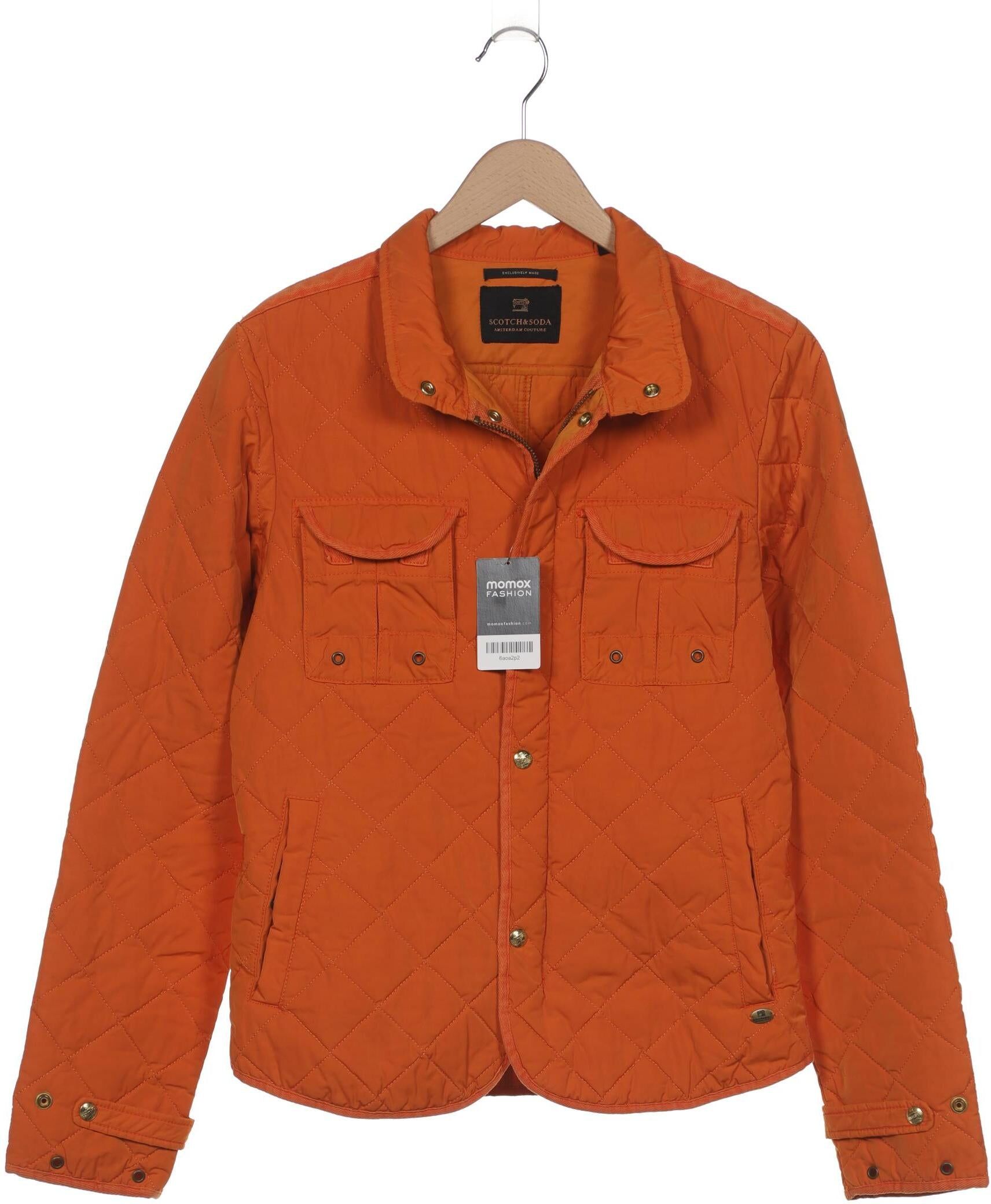 Scotch & Soda Herren Jacke, Orange, Gr. M, Synthetik - Second Hand